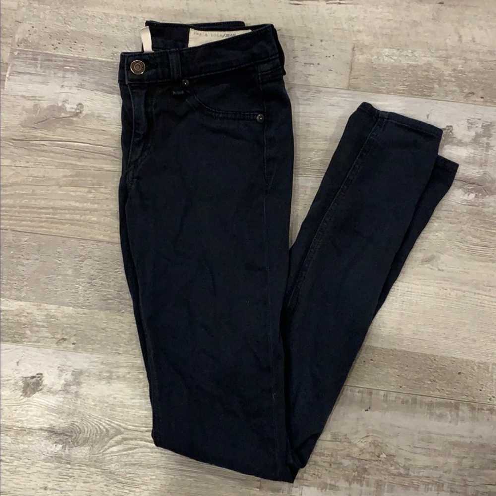 Rag & Bone Legging In Black Plush - image 3